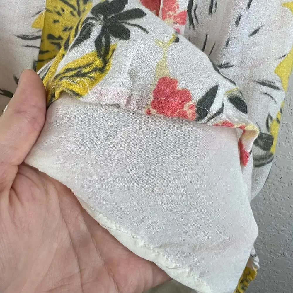 Free People x REVOLVE Part Time Lover Mini Floral Dress in Lily Combo Size 6 - Picture 7 of 10